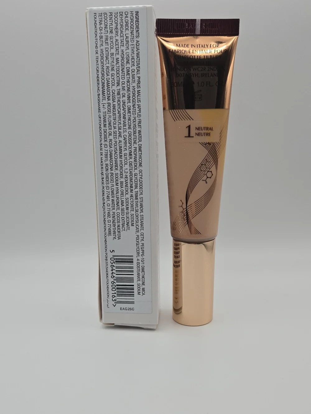 Charlotte Tilbury Beautiful Skin Foundation - Shade 1 Neutral